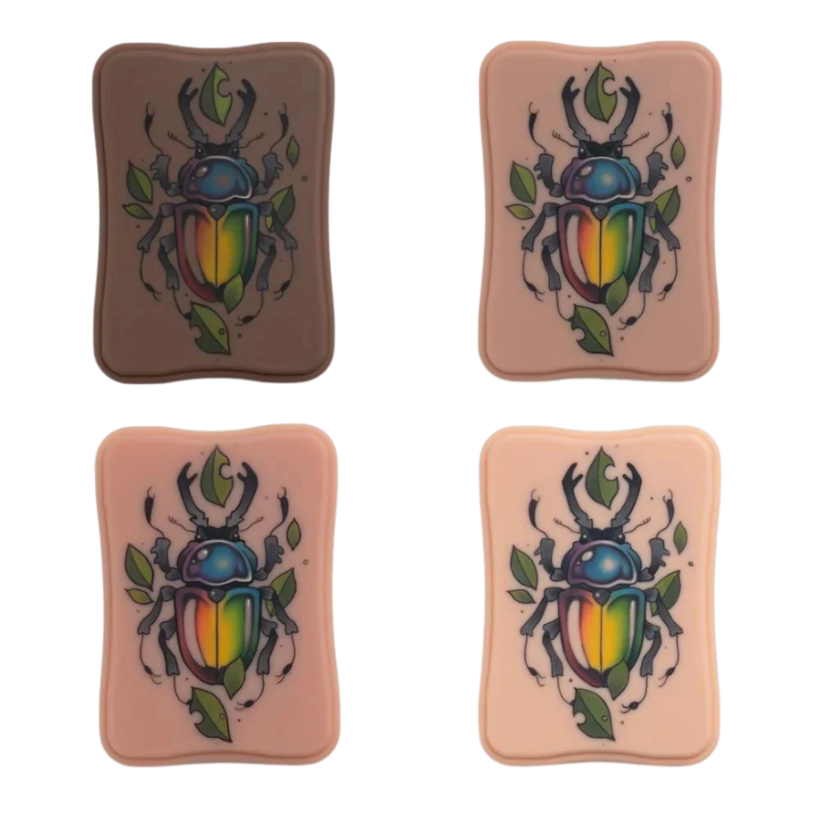 A Pound of Flesh - Micro Series Tattooable Synthetic Small Square Plaque
