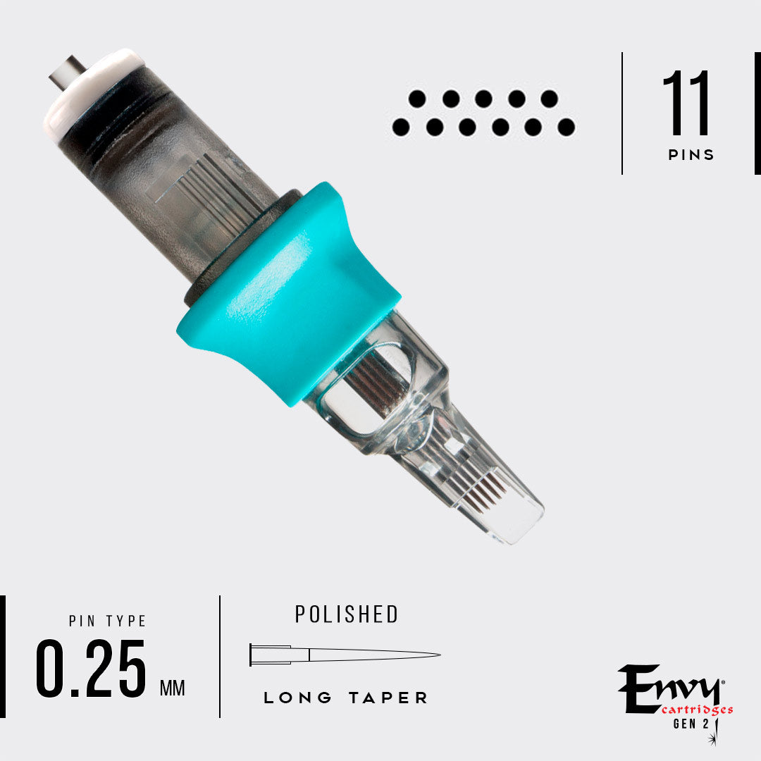 TATSoul Envy Gen 2 Bugpin Cartridges - Curved Magnum