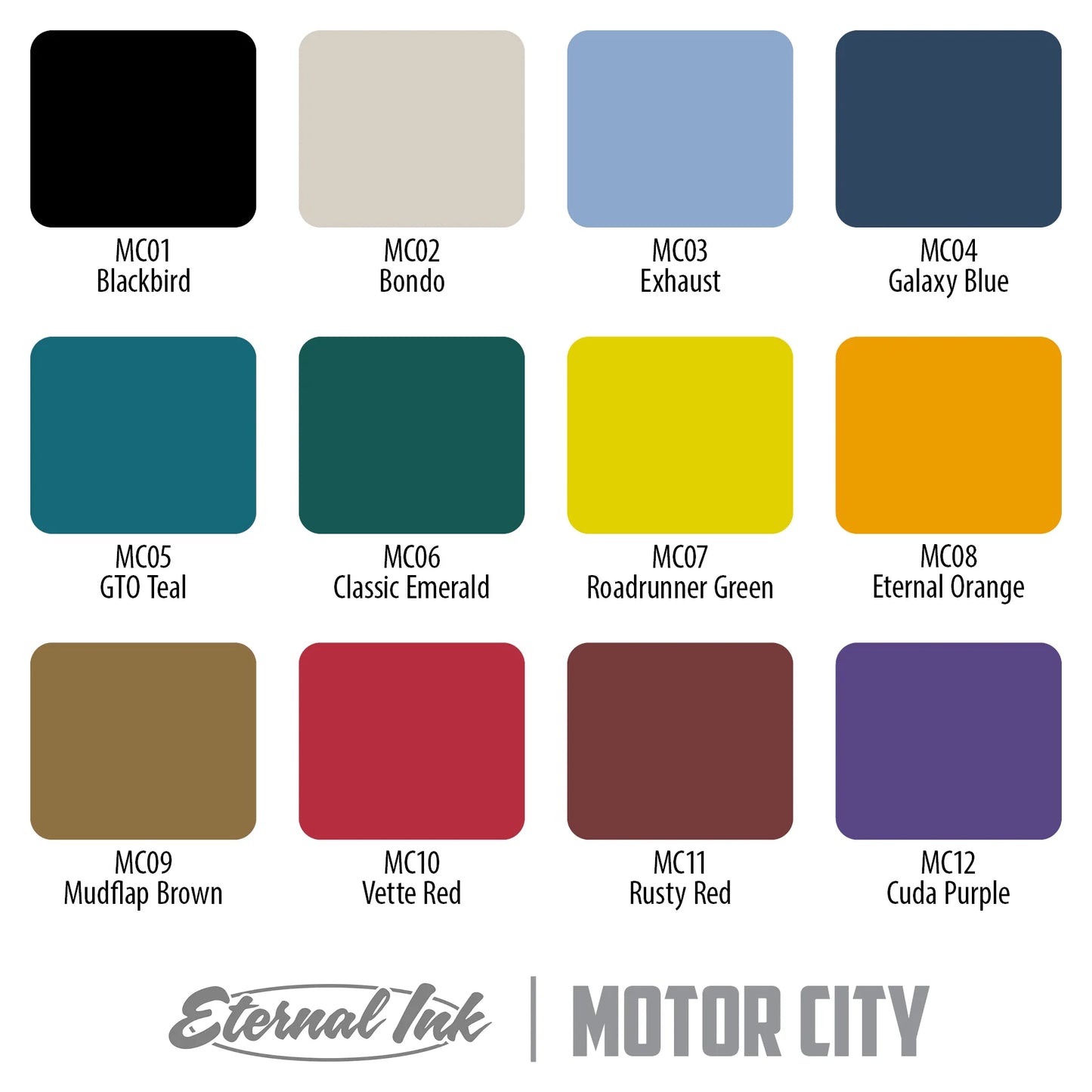 Eternal Ink - Motor City Ink Set