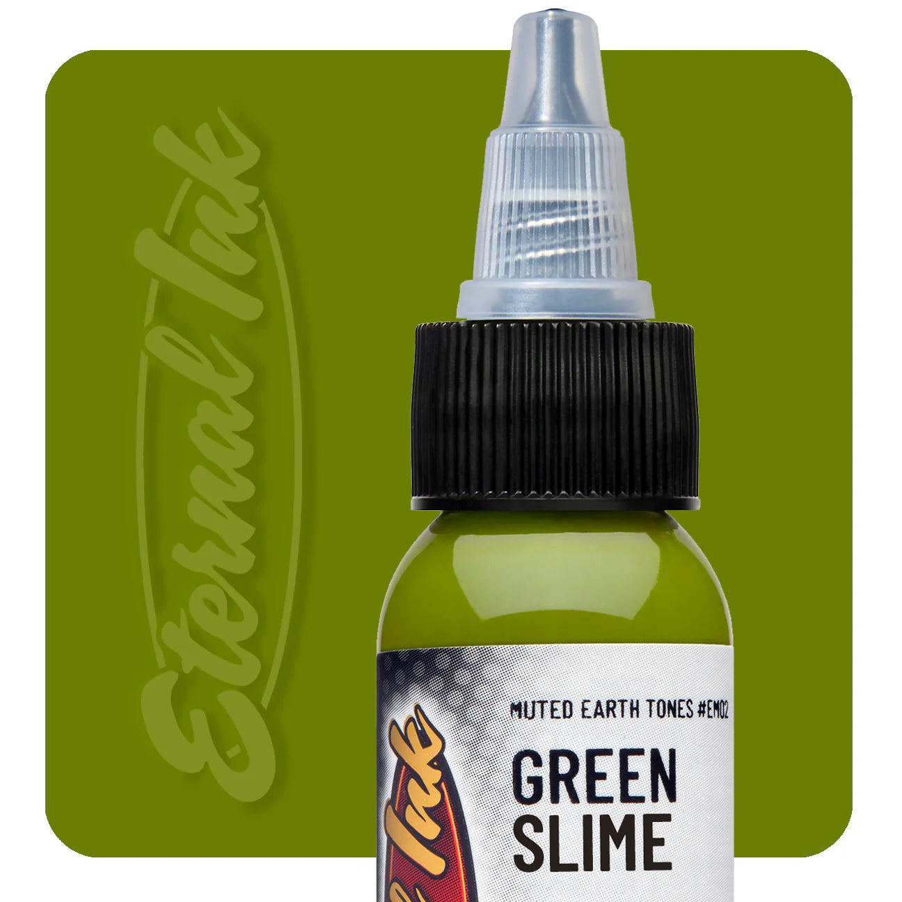 Eternal Ink - Muted Earth Tones Green Slime