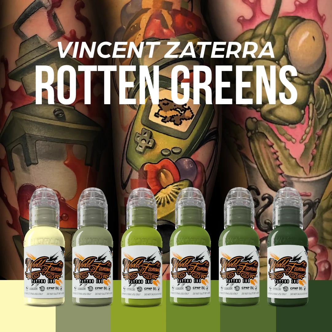 World Famous - Vincent Zaterra Rotten Greens Ink Set