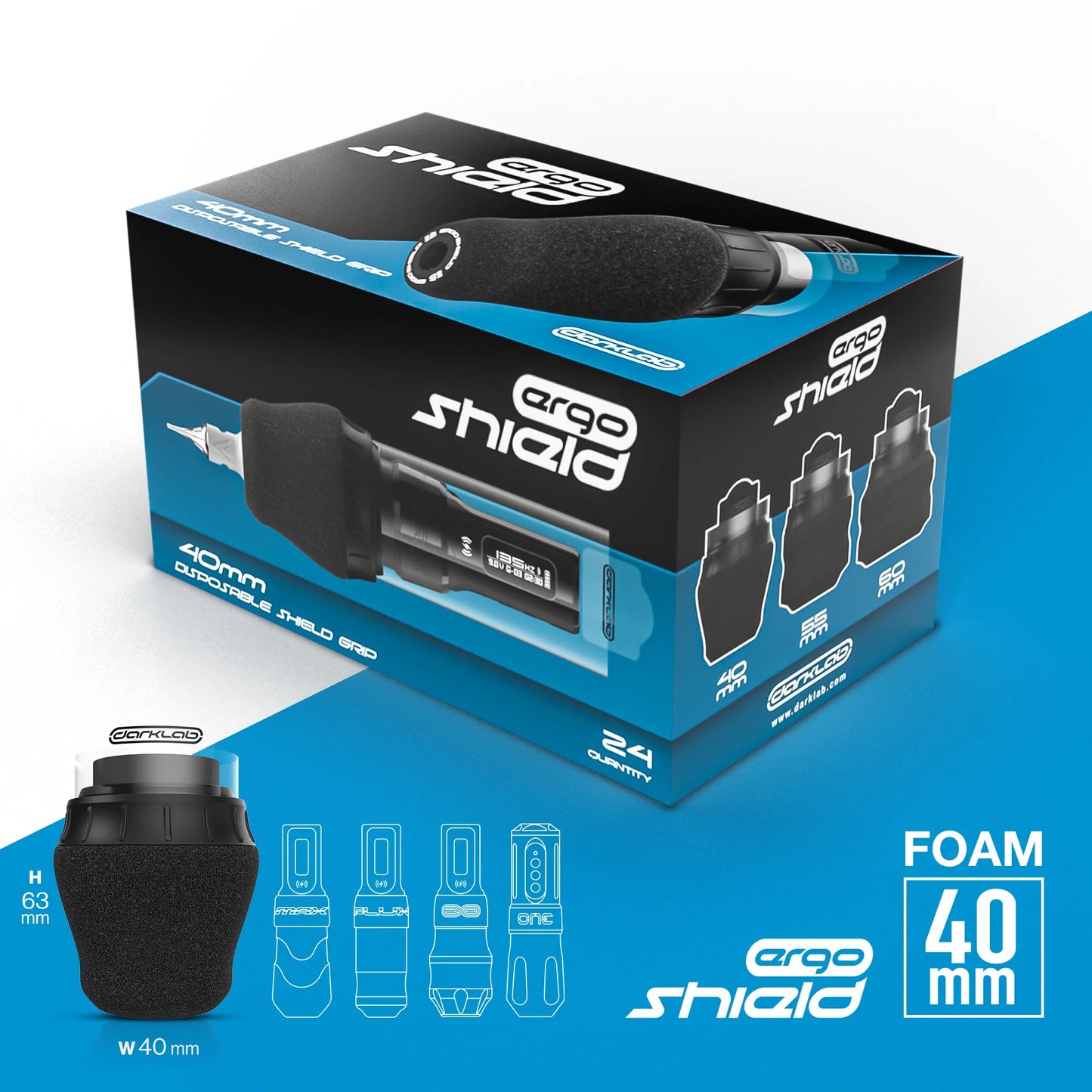 FK Irons - Ergo Shield 40mm Grip