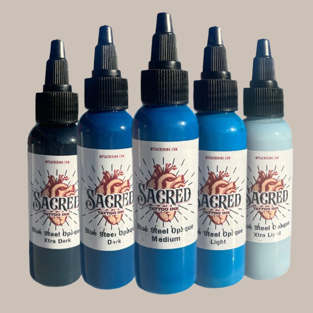 Sacred Ink - Blue Steel Opaque Set