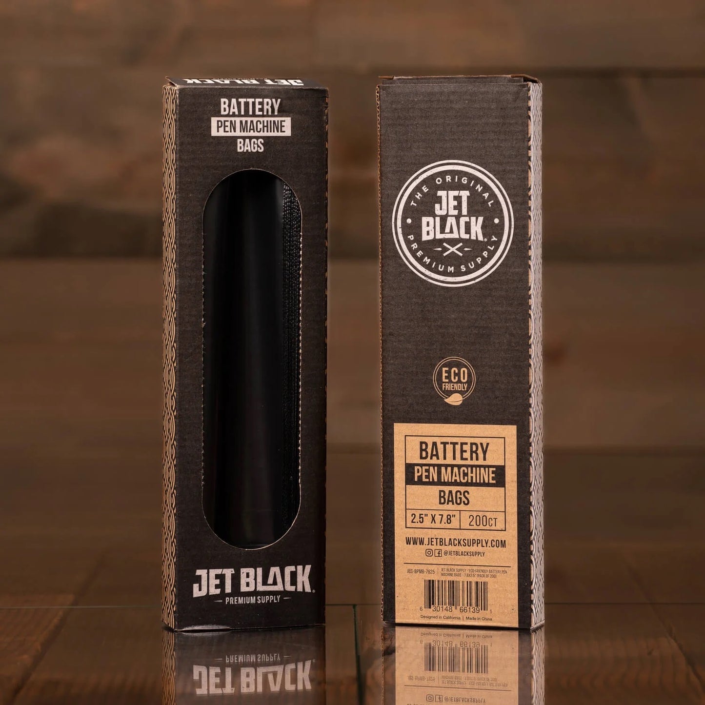 Jet Black Eco-Friendly Battery Pen Machine Bag