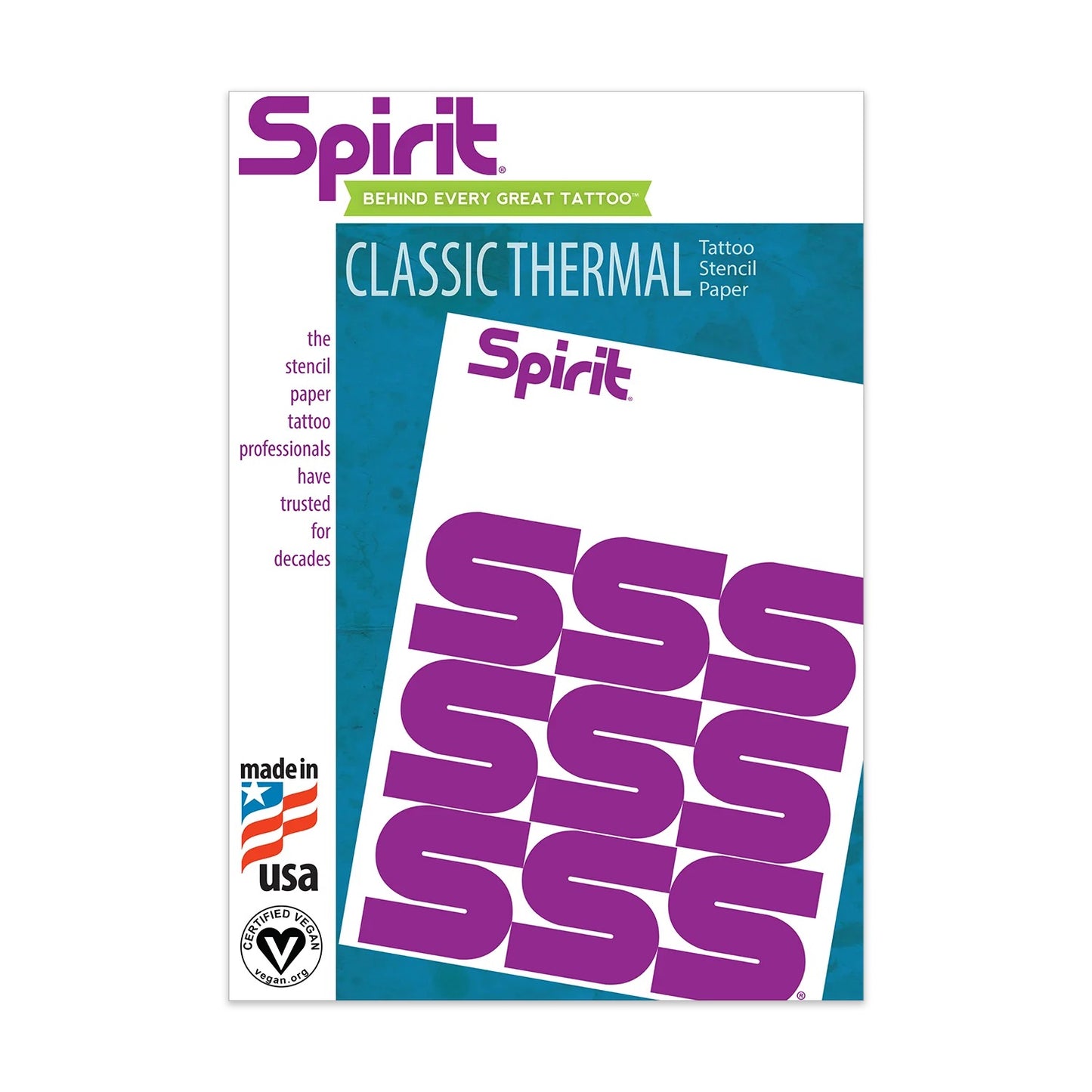 Spirit Classic Thermal Tattoo Transfer Paper 8-1/2" x 11”