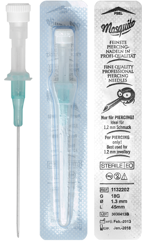 Mosquito Professional Cannula Piercing Needles-Self Release