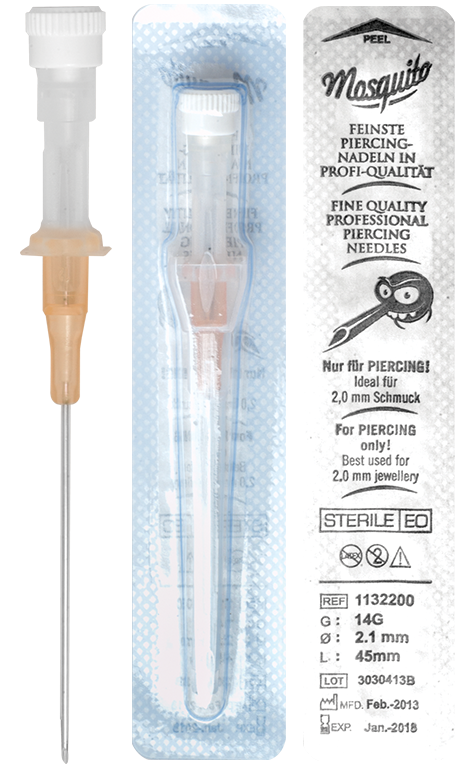 Mosquito Professional Cannula Piercing Needles-Self Release