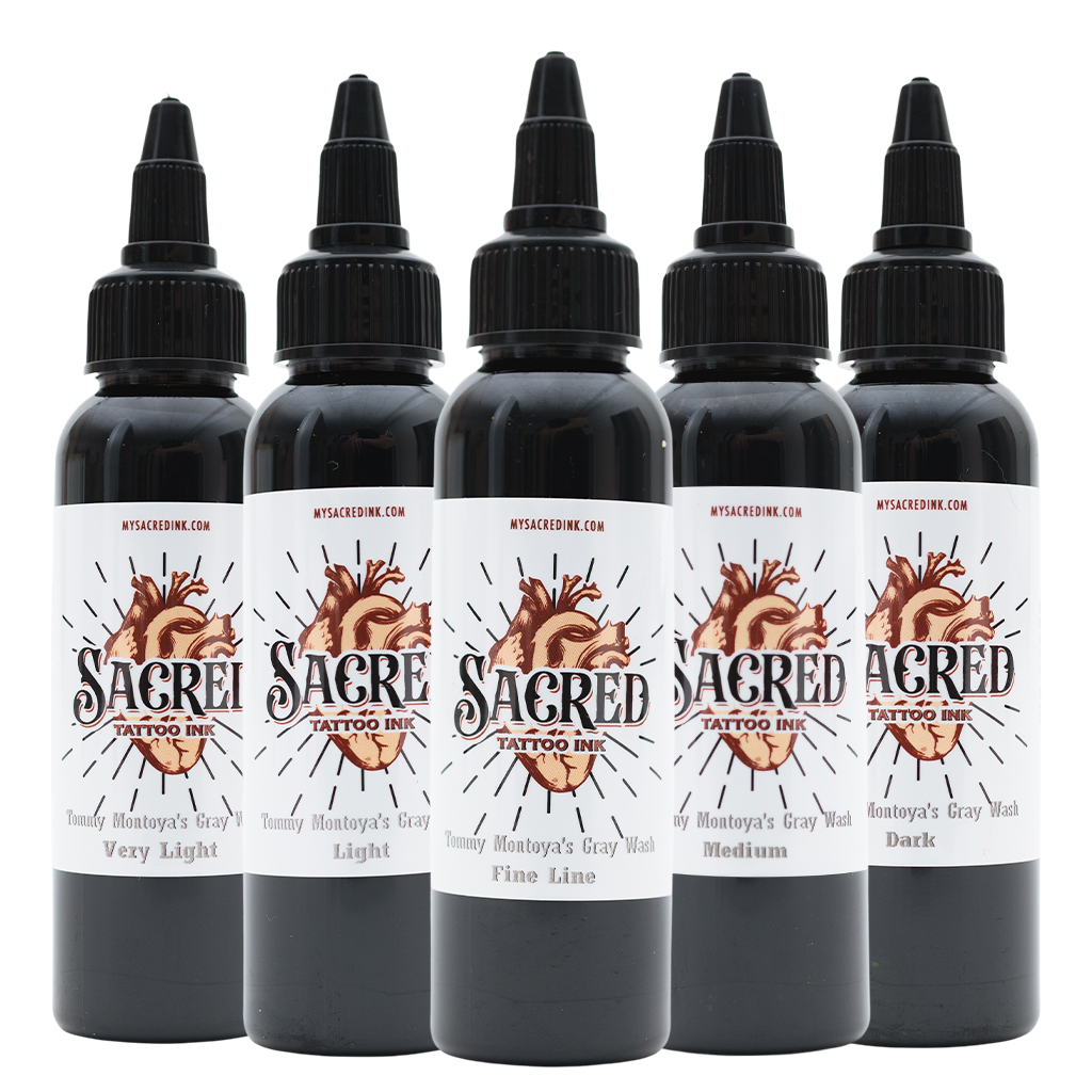 Sacred Ink - Tommy Montoya's Gray Wash Set