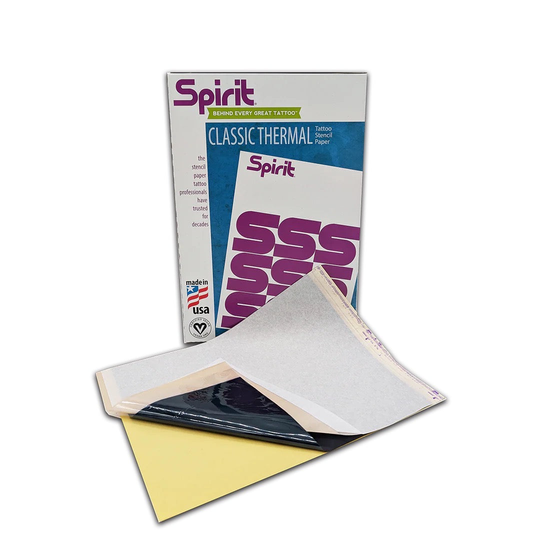 Spirit Classic Thermal Tattoo Transfer Paper  8-1/2" x 11”