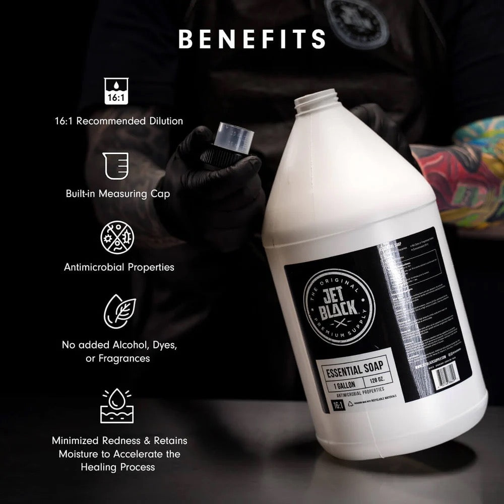 Jet Black Essential Soap